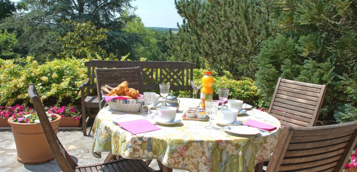 Petits déjeuners en terrasse